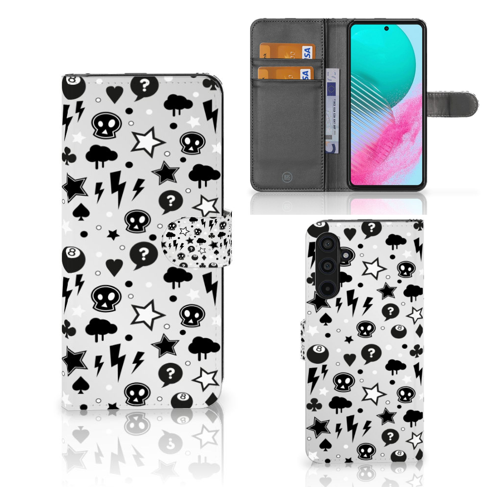 Telefoonhoesje met Naam Samsung Galaxy M54 Silver Punk