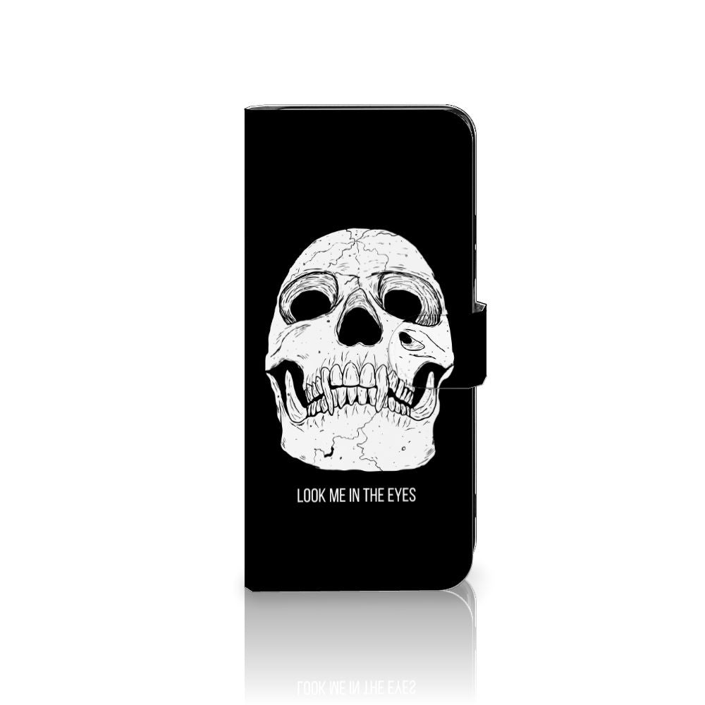 Xiaomi Redmi 12 Telefoonhoesje met Naam Skull Eyes voorkant