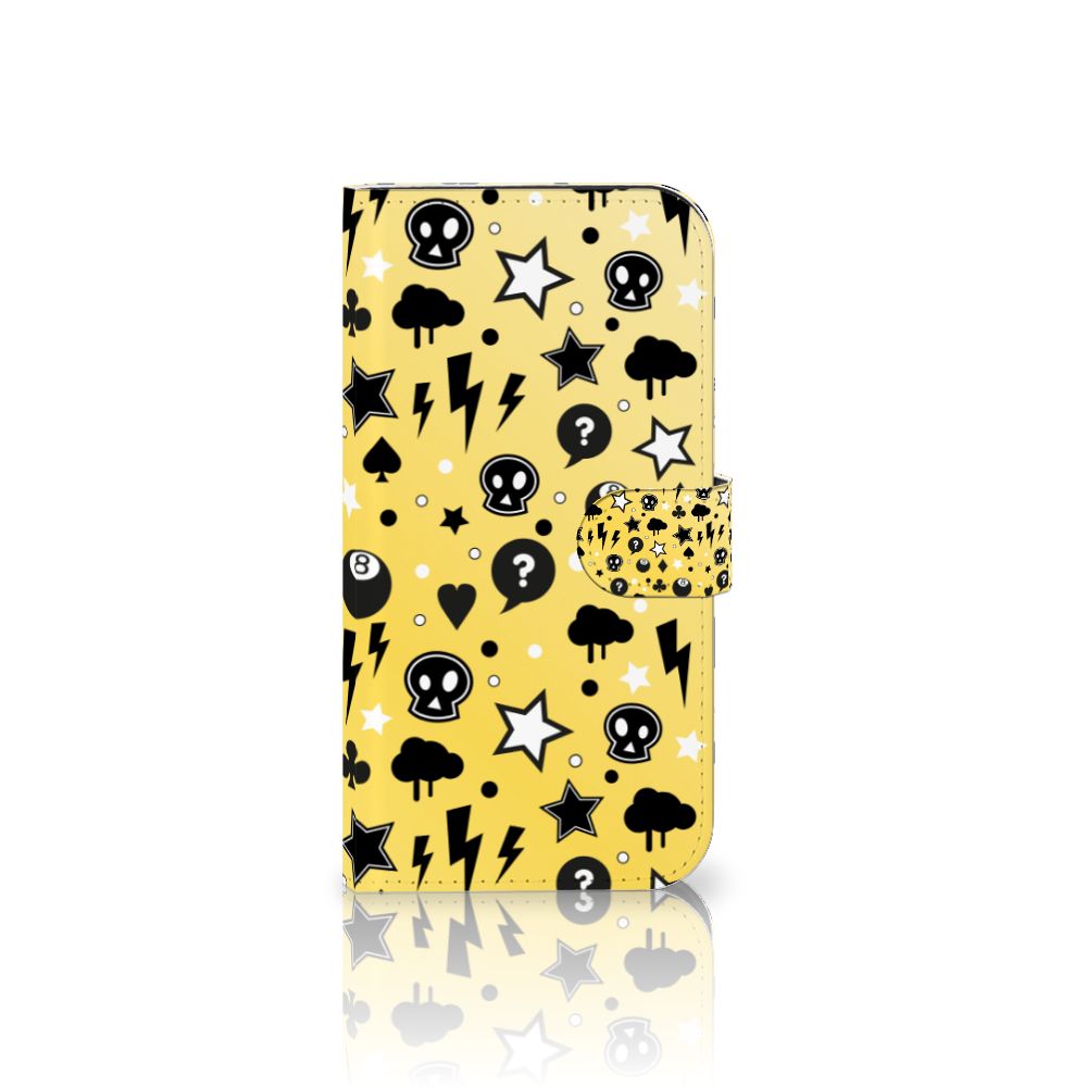 B2C Telecom iPhone 15 Plus Telefoonhoesje met Naam Punk Geel voorkant