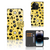 Telefoonhoesje met Naam iPhone 15 Pro Punk Geel met skulls, sterren en wolken design. 🎸