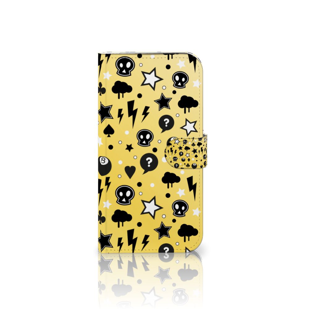 B2C Telecom iPhone 16 Plus Telefoonhoesje met Naam Punk Geel voorkant