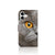 Telefoonhoesje met Pasjes iPhone 16 Plus Britse Korthaar grijze kat close-up