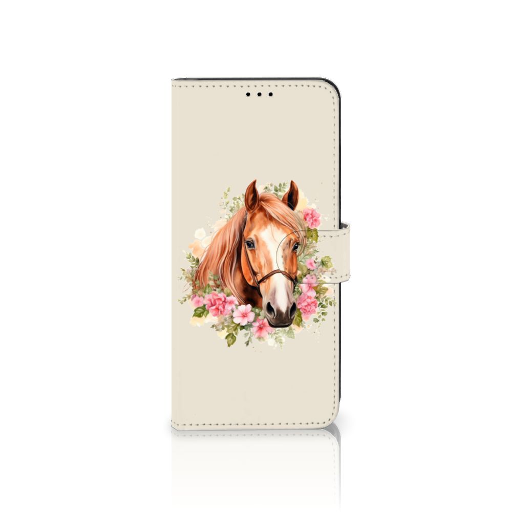Google Pixel 7 Pro Telefoonhoesje met Pasjes Paard voorkant