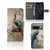 Telefoonhoesje met Pasjes voor Google Pixel 8 Pro Vintage Pauwen voorkant achterkant binnenzijde