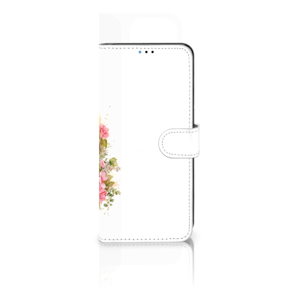 Telefoonhoesje met Pasjes voor Motorola Moto E20 | E30 | E40 Paard voorkant