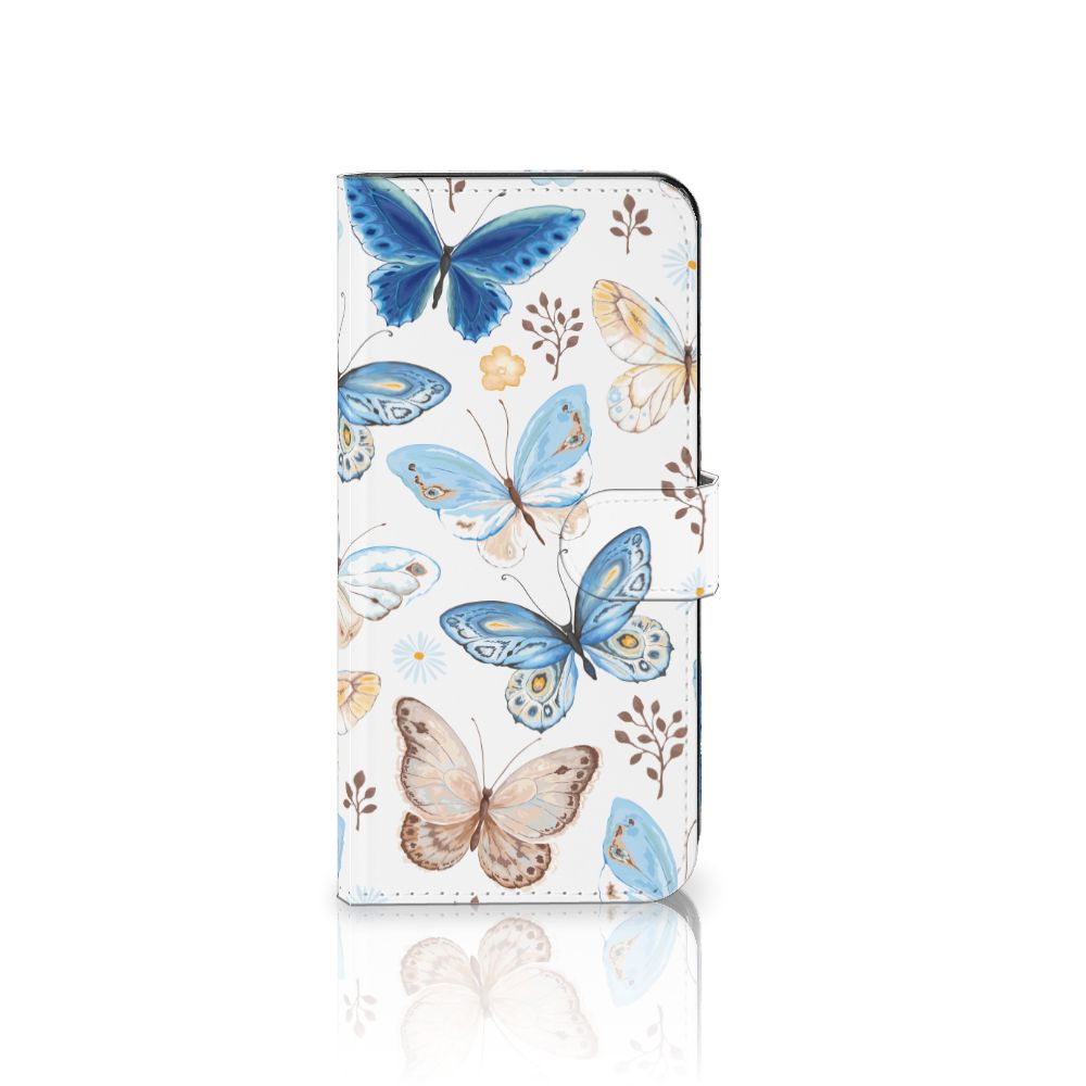 Telefoonhoesje met Pasjes voor Motorola Moto G73 Vlinder met kleurrijke vlinders 🦋, ideaal als cadeau voor bescherming en gebruiksgemak.