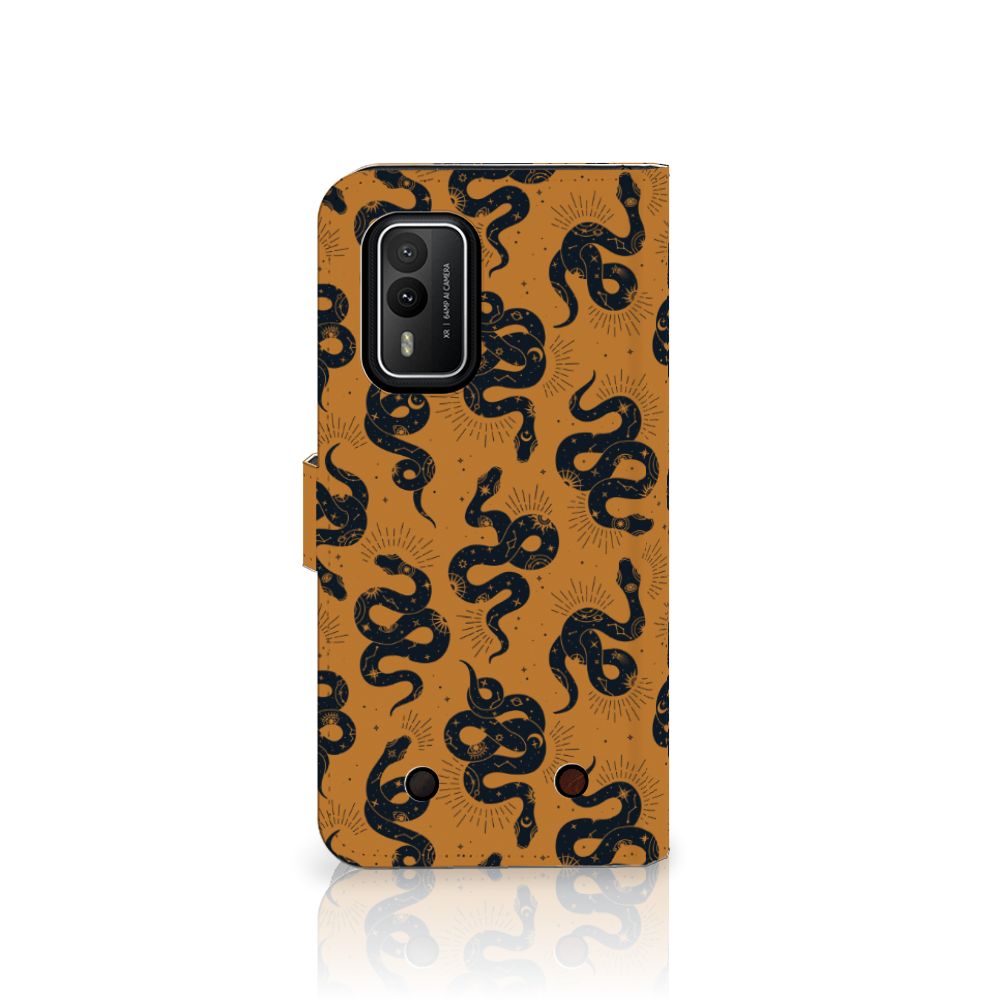 Nokia XR21 Telefoonhoesje met Pasjes Snakes voorkant