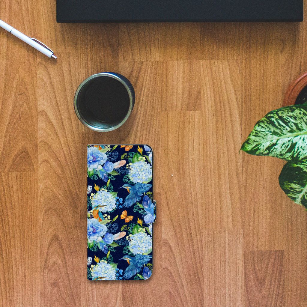 OnePlus Nord CE 3 Lite Telefoonhoesje met Pasjes IJsvogel bovenaanzicht