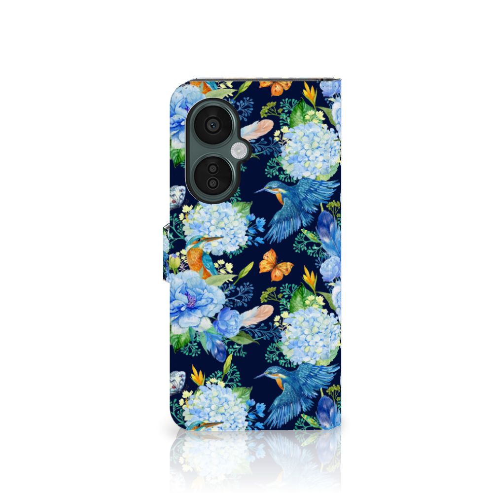 OnePlus Nord CE 3 Lite Telefoonhoesje met Pasjes IJsvogel aanzicht