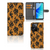 Telefoonhoesje met Pasjes voor PPO A57 A57s A77 4G Snakes slangen design vooraanzicht