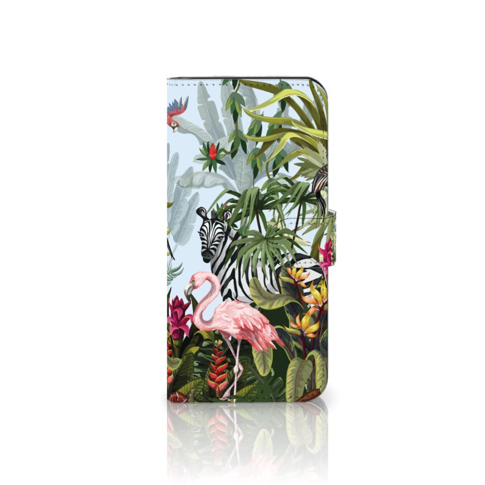 Samsung Galaxy A04e Telefoonhoesje met Pasjes Jungle design voorkant