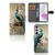Telefoonhoesje met Pasjes voor Samsung Galaxy A35 Vintage Pauwen