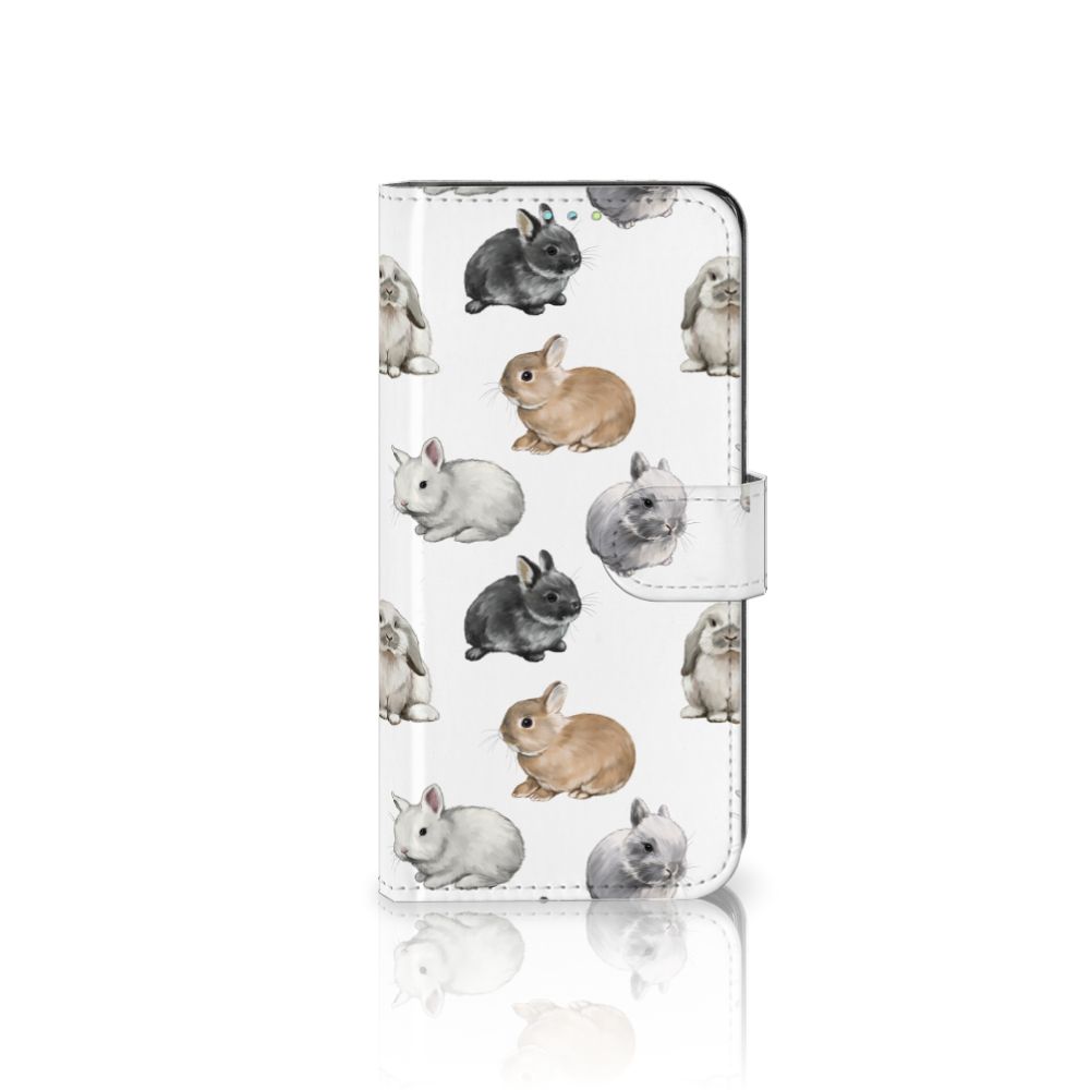 Telefoonhoesje met Pasjes voor Samsung Galaxy A52 Konijntjes