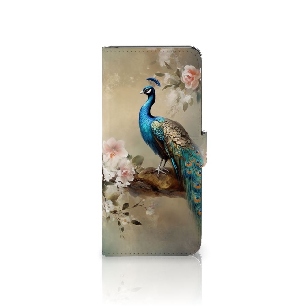 Telefoonhoesje met Pasjes voor Samsung Galaxy A53 Vintage Pauwen