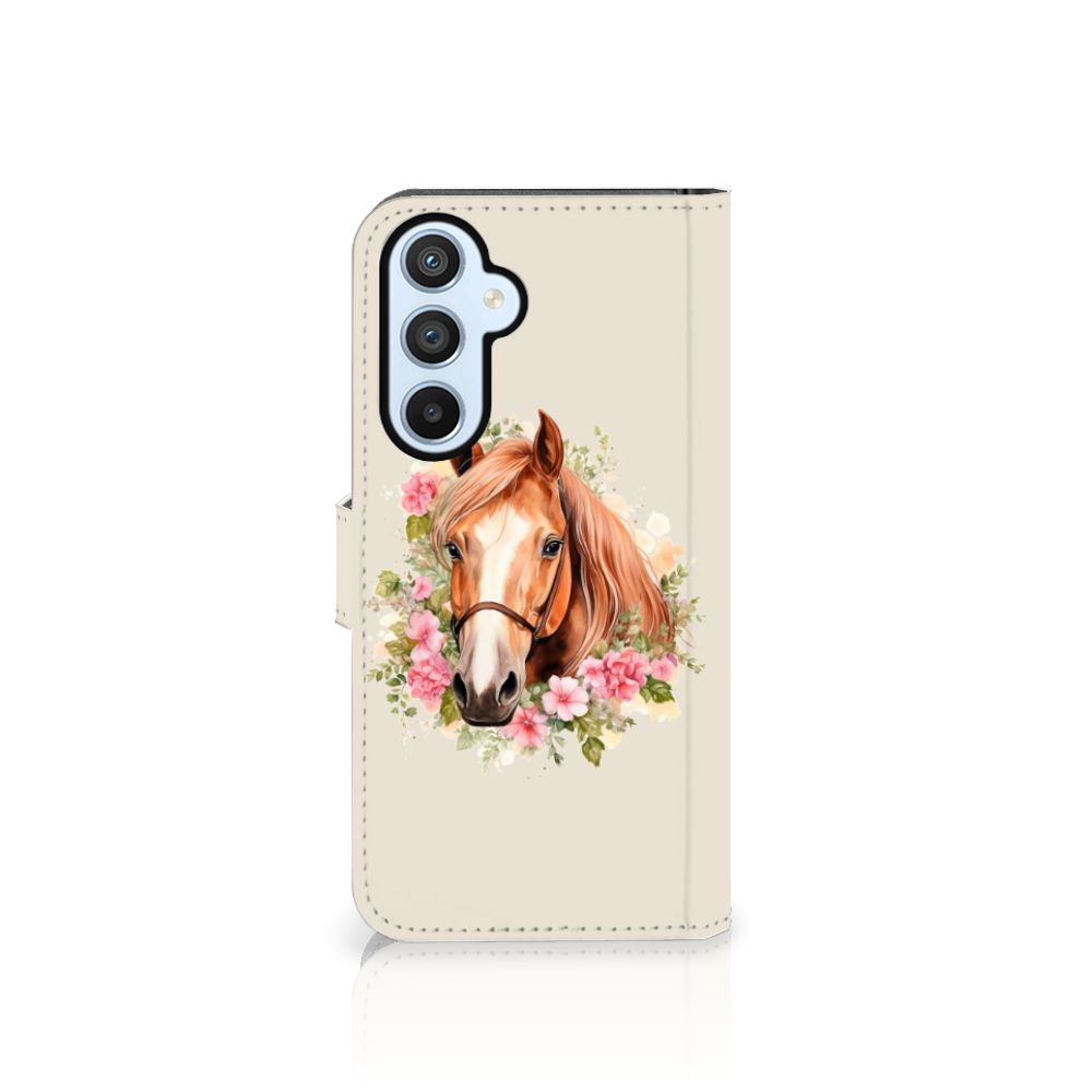 Telefoonhoesje met Pasjes voor Samsung Galaxy A54 5G Paard