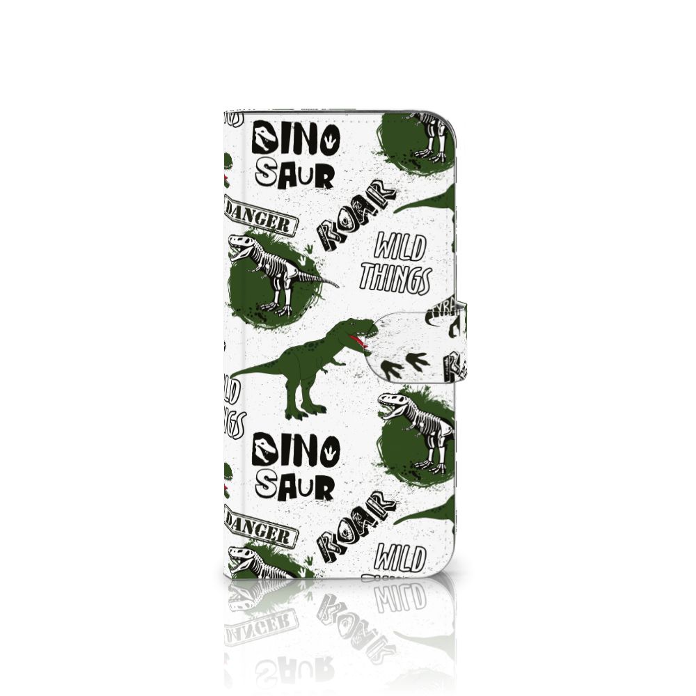 Samsung Galaxy A56 Telefoonhoesje met Pasjes Dinosaurus design voorkant