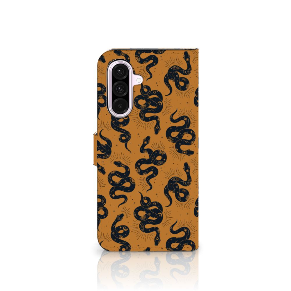 Samsung Galaxy A56 Telefoonhoesje met Pasjes Snakes achteraanzicht