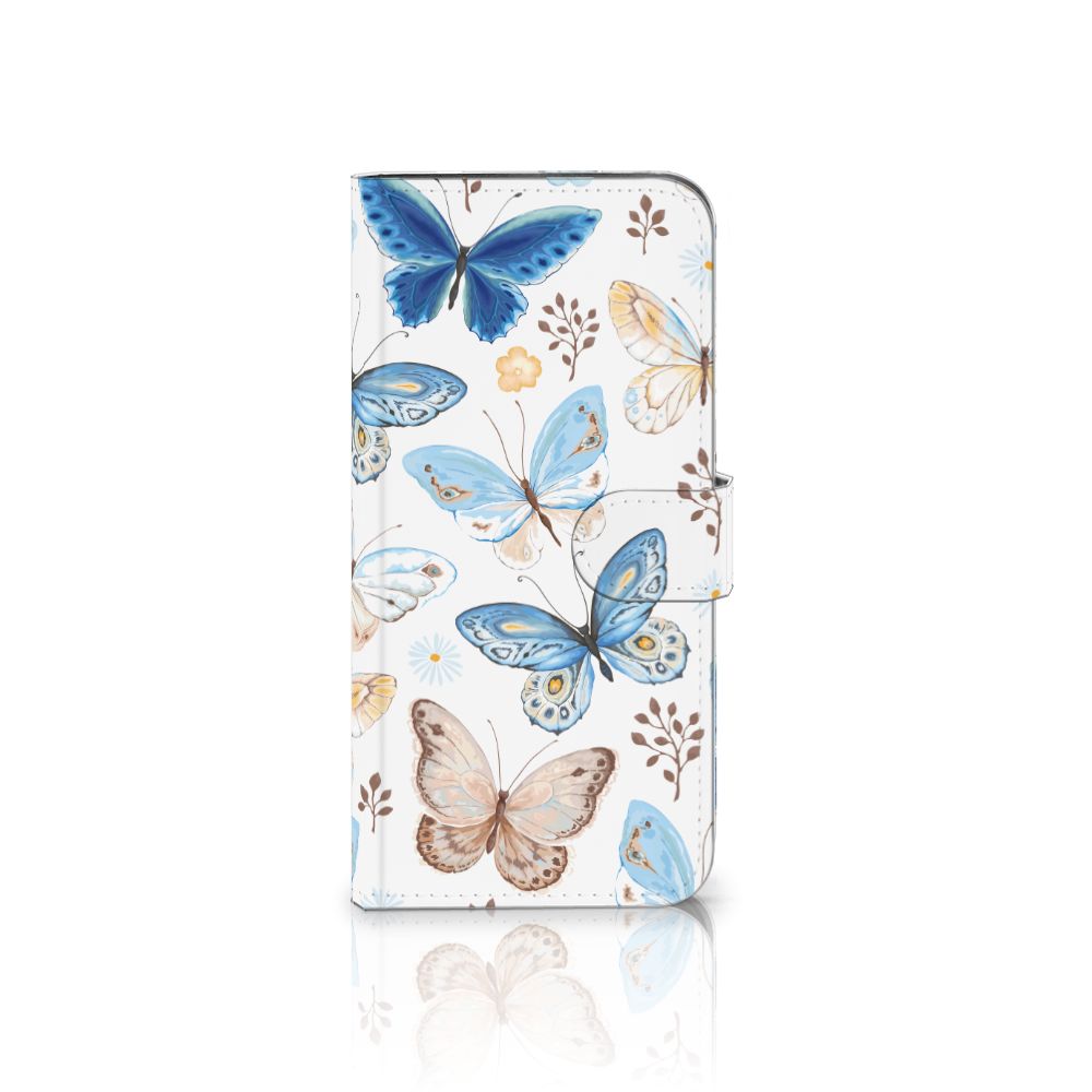 Samsung Galaxy A56 Telefoonhoesje met Pasjes Vlinder voorkant