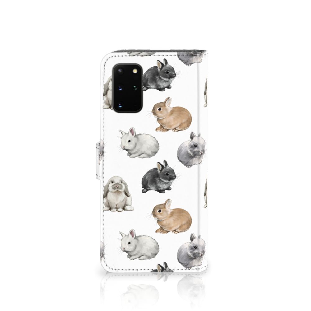 Telefoonhoesje met Pasjes voor Samsung Galaxy S20 Plus Konijntjes met schattige konijntjes design 🐰.