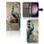 Telefoonhoesje met Pasjes voor Samsung Galaxy S24 Plus Vintage Pauwen