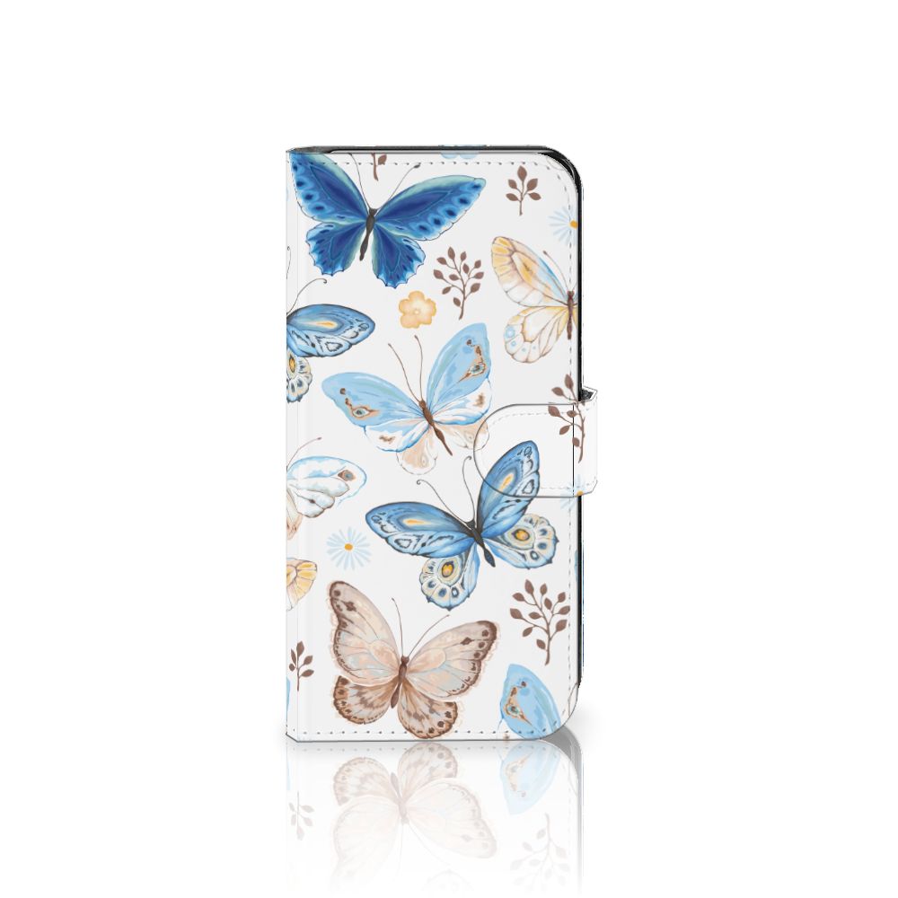 Samsung Galaxy S24 Plus Telefoonhoesje met Pasjes Vlinder voorzijde