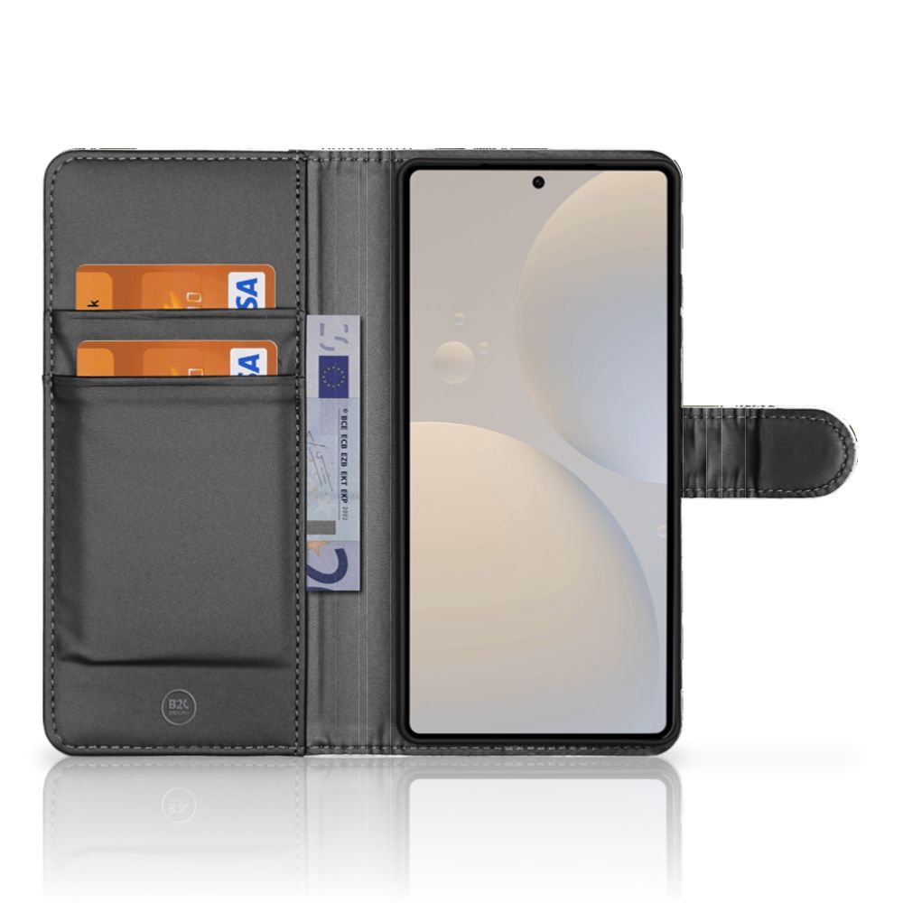 Samsung Galaxy S25 Ultra Telefoonhoesje met Pasjes Dinosaurus binnenzijde