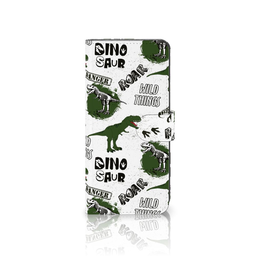Xiaomi 13 Lite Telefoonhoesje met Pasjes Dinosaurus design voorkant