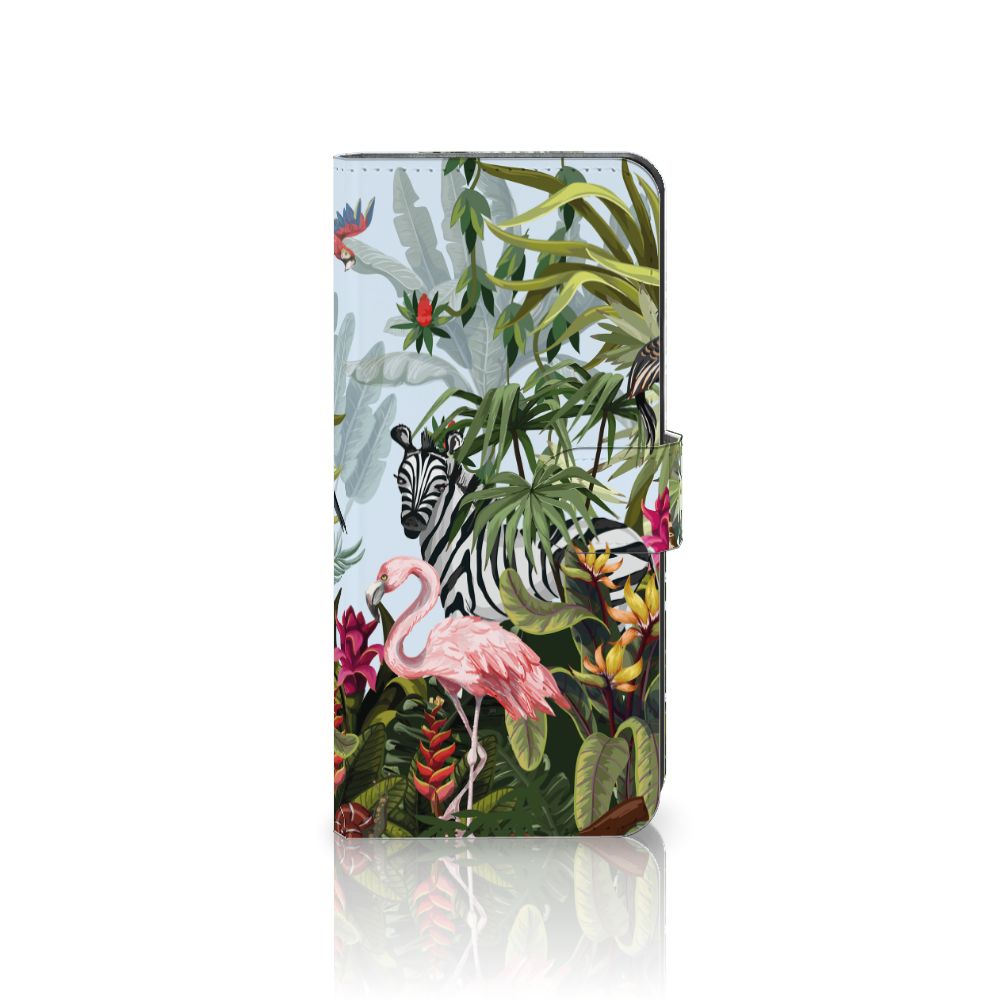 Xiaomi 13 Lite Telefoonhoesje met Pasjes Jungle design zijaanzicht