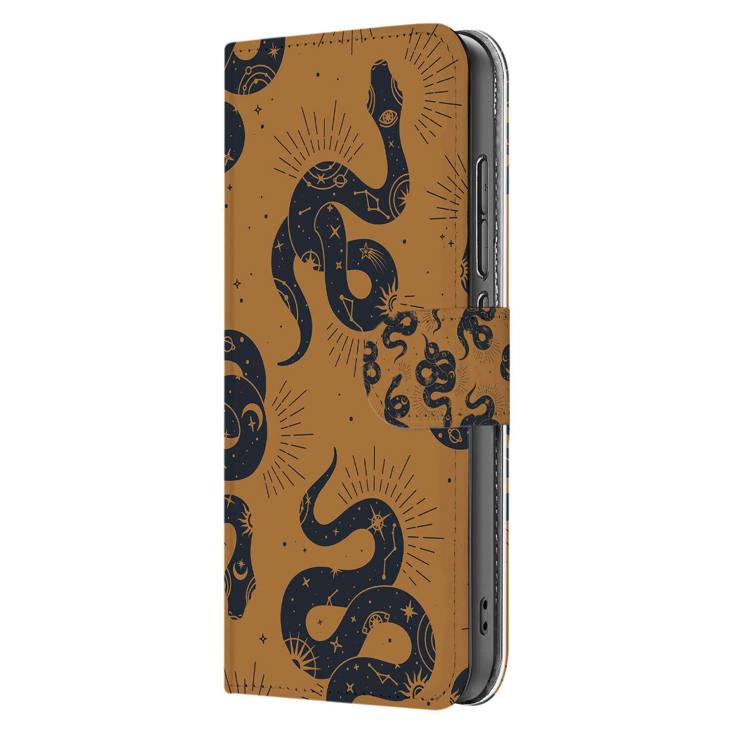 Xiaomi 15 Telefoonhoesje met Pasjes Snakes zijkant