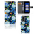 Telefoonhoesje met Pasjes voor Xiaomi Poco F5 Pro IJsvogel bloemen design voorkant achterkant