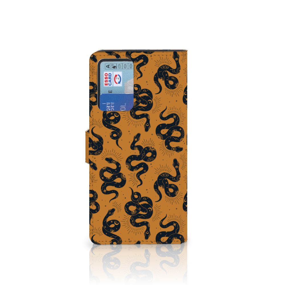 Xiaomi Redmi Note 10 Pro Telefoonhoesje met Pasjes Slangen voorkant