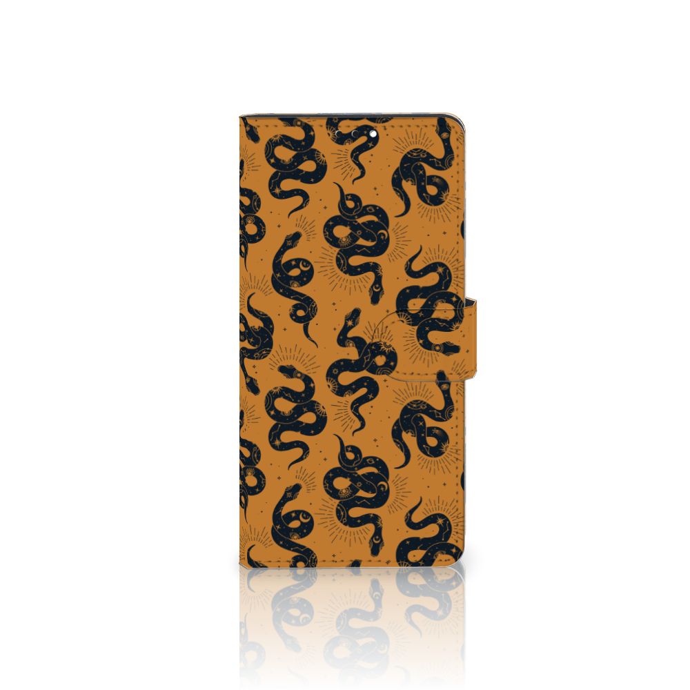 Xiaomi Redmi Note 10 Pro Telefoonhoesje met Pasjes Snakes aanzicht