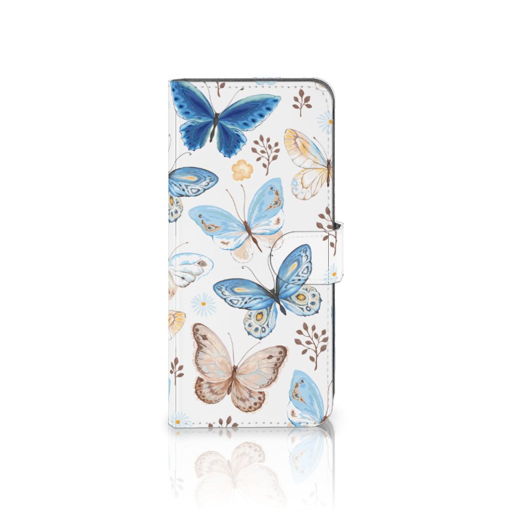 Xiaomi Redmi Note 12S Telefoonhoesje met Pasjes Vlinder voorkant