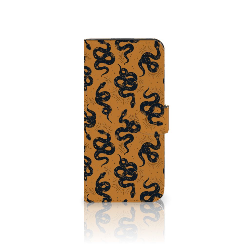 Telefoonhoesje met Pasjes voor Xiaomi Redmi Note 13 5G Snakes met uniek slangendesign voor bescherming en uitstraling.