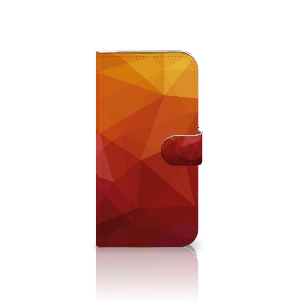Telefoonhoesje met Pasjes voor iPhone 16 Plus IJsvogel geometrisch design voorkant