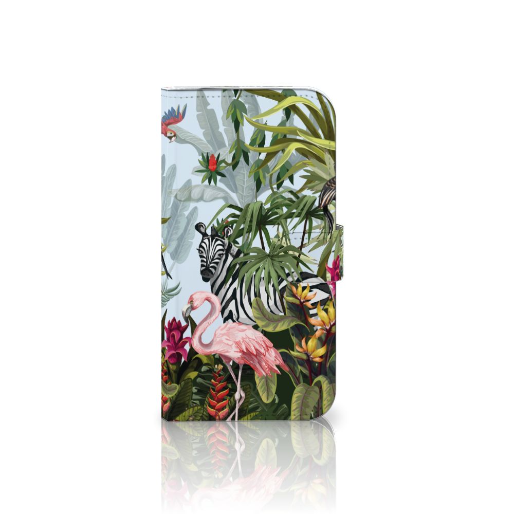 iPhone 16 Pro Max Telefoonhoesje met Pasjes Jungle design voorkant