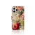 Telefoonhoesje met Pasjes voor iPhone 16 Pro Max Leopards bloemen design achterkant