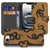 Telefoonhoesje met Pasjes voor iPhone 16e Snakes slangen design voorkant en binnenkant