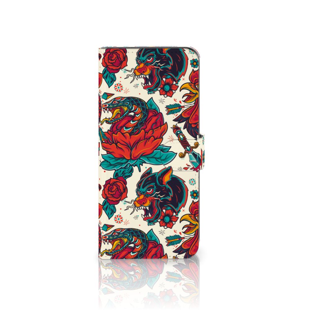OPPO A58 4G Telefoonhoesje met foto Old Skool tattoo design voorzijde
