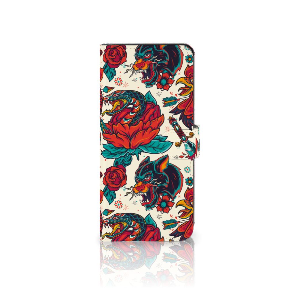 OPPO A98 5G Telefoonhoesje met foto Old Skool vintage design voorzijde