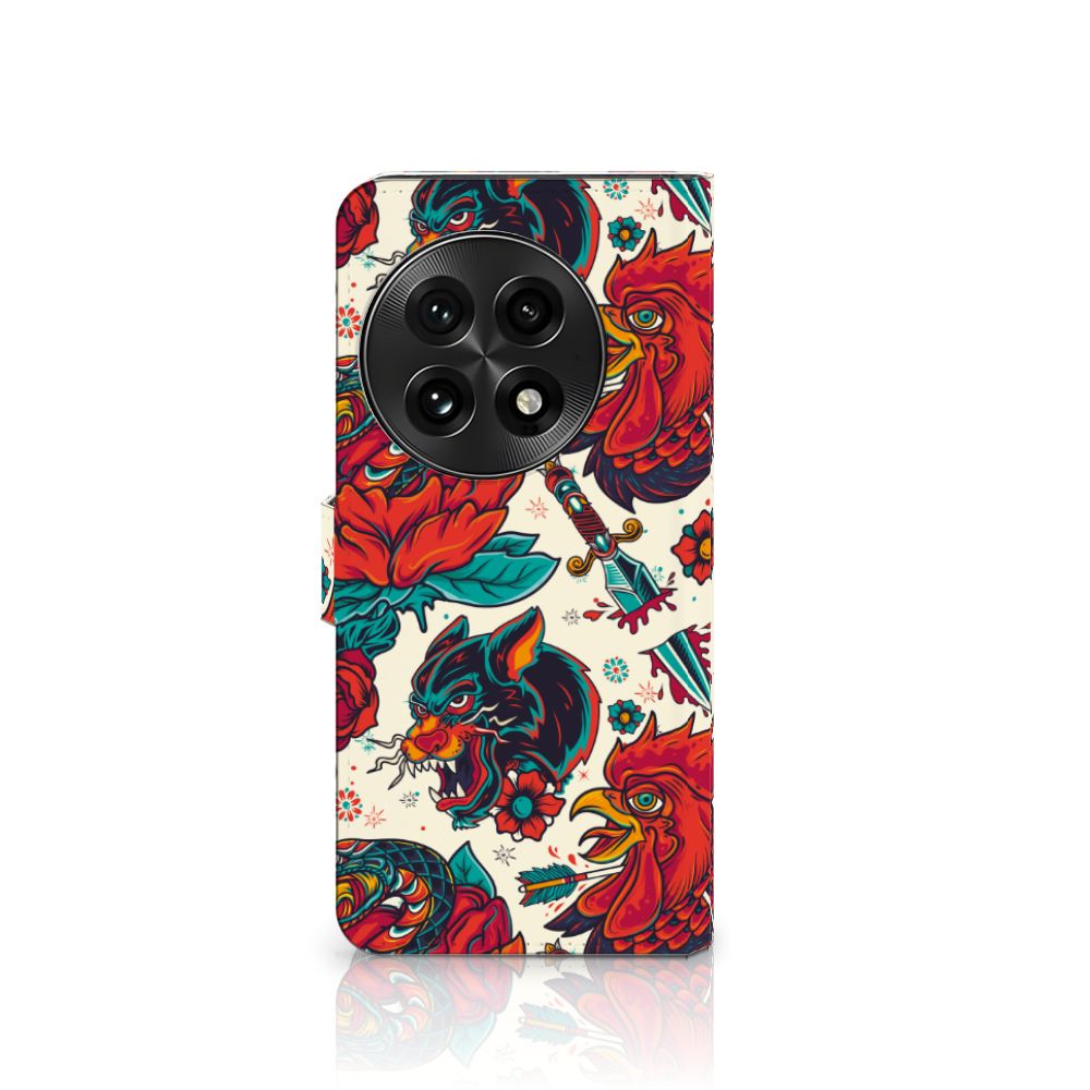 OnePlus 13 Telefoonhoesje met foto Old Skool tatoeage design voorkant