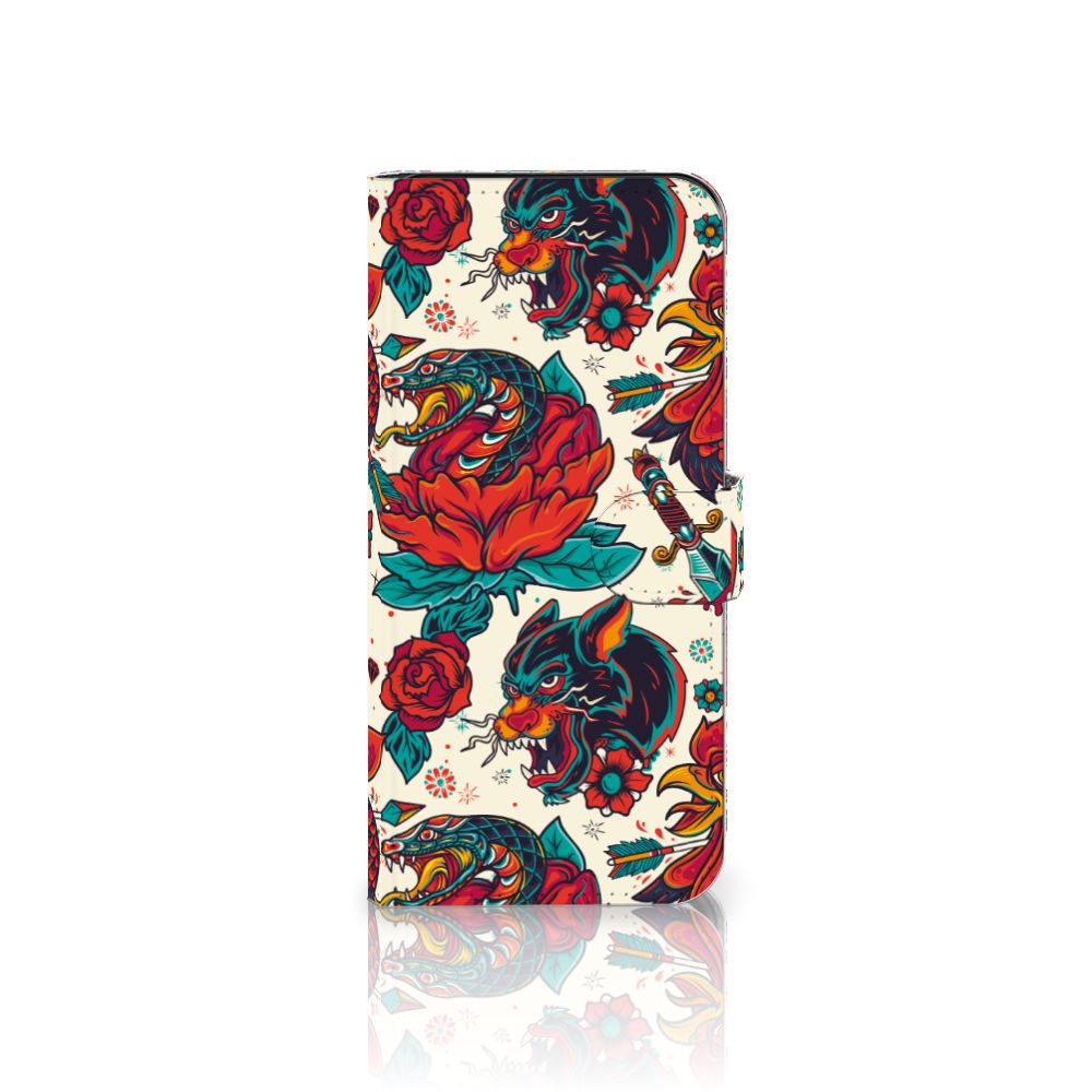Samsung Galaxy A36 Telefoonhoesje met foto Old Skool tattoo design voorkant