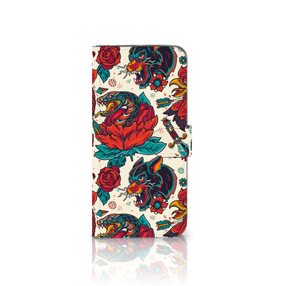 Samsung Galaxy A56 Telefoonhoesje met foto Old Skool tatoeage design voorzijde