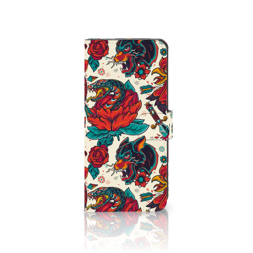 Xiaomi 13 Lite Telefoonhoesje met foto Old Skool tattoo design vooraanzicht