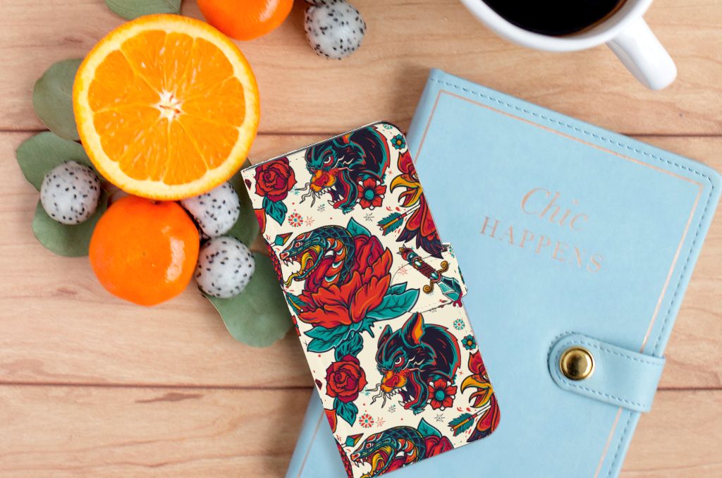 Xiaomi 13 Pro Telefoonhoesje met foto Old Skool vintage design aanzicht