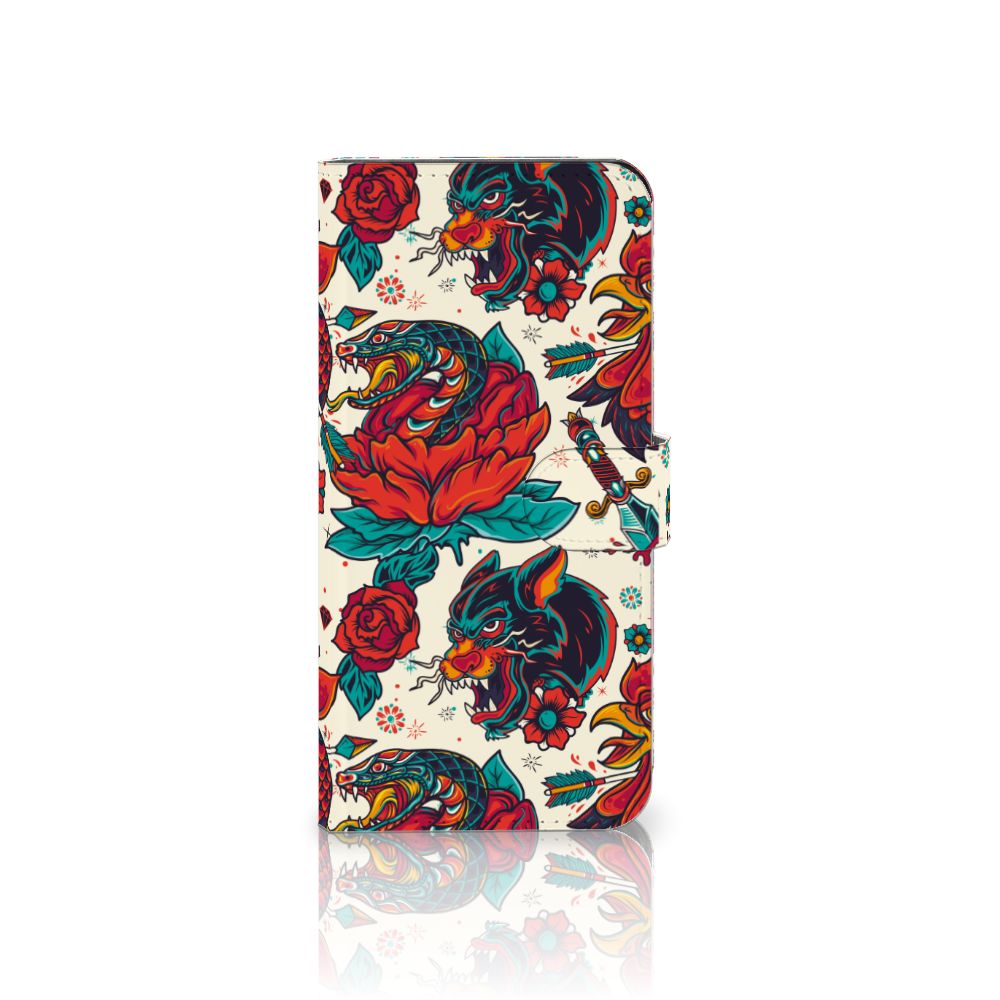 Xiaomi 13 Pro Telefoonhoesje met foto Old Skool vintage tattoo design voorkant