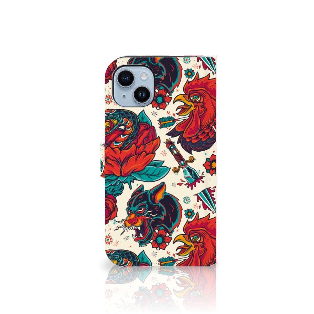 iPhone 15 Plus Telefoonhoesje met foto Old Skool vintage design front