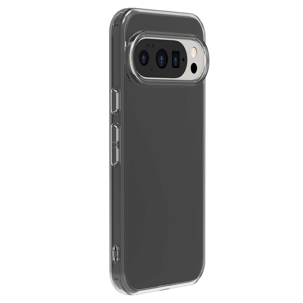 Google Pixel 10 & 10 Pro Transparant TPU Hoesje Flexibele Back Cover zijaanzicht
