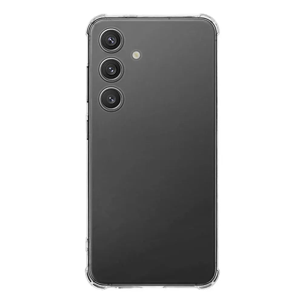 Samsung Galaxy S25 FE Transparant TPU Hoesje Flexibele Back Cover achteraanzicht