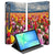 Samsung Galaxy Tab S10 FE Plus Tulpen Tablet Hoesje met Standaard design bloemen aanzicht
